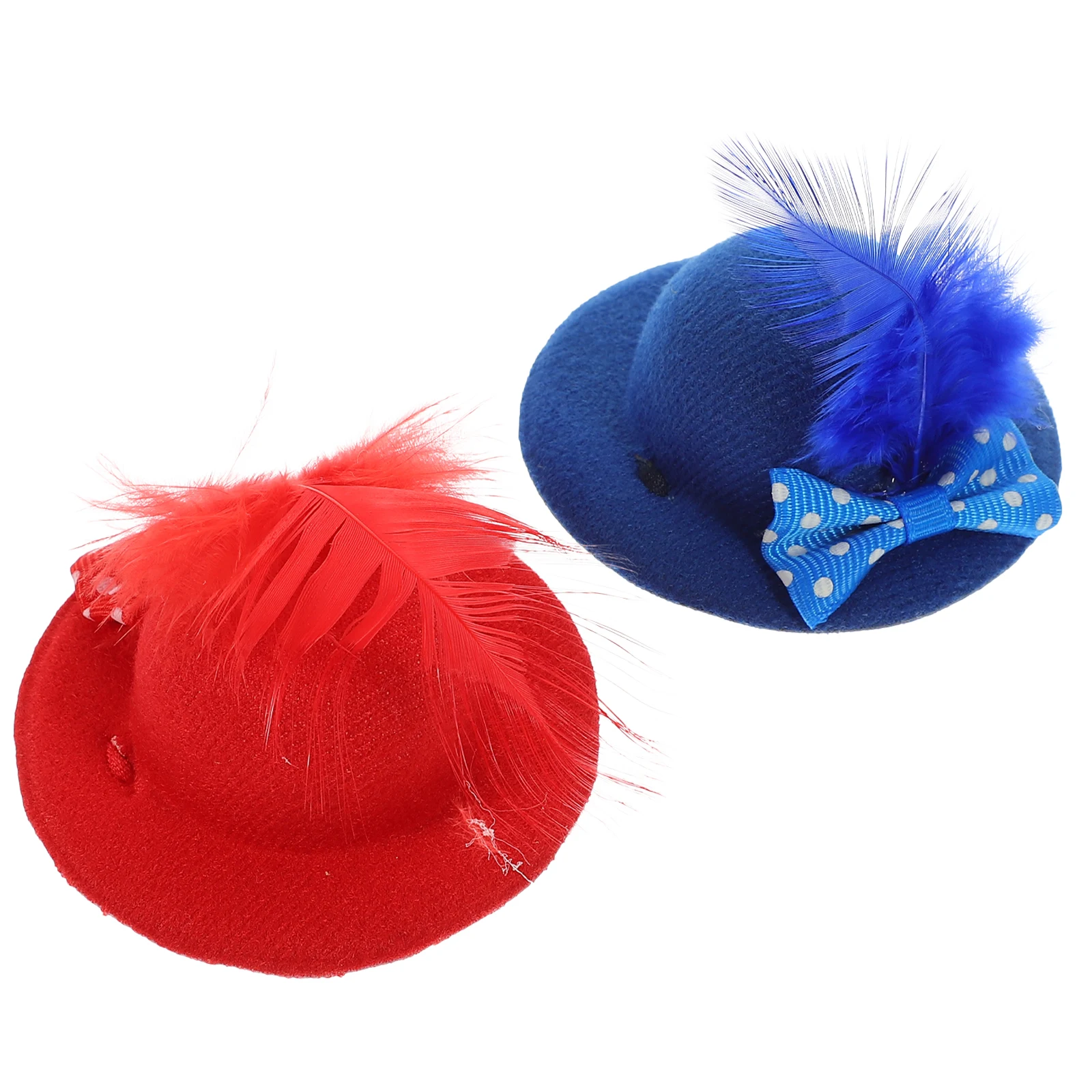 

2Pcs Mini for Hens Adjustable Chin For Hens Portable Hen Hat Strap 8cm Straw Hat Small Pets Toy