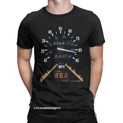 Back To The Future 88 MPH Men's Tshirt Time Travel Movie BTTF Leisure Tees Harajuku T-Shirts Premium Cotton Adult Clothes