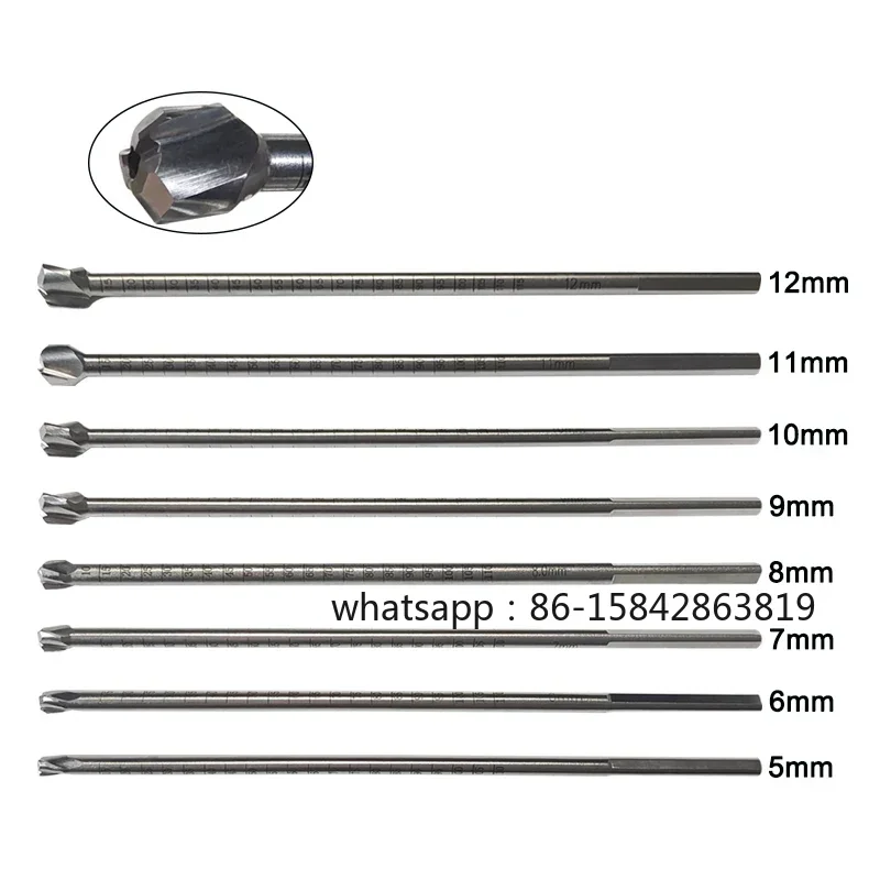 

Femoral Hollow Drill for 2.5mm Needle Cruciate Ligament Repair Femur Hollow Drill Bit Pet Ortho Instruments