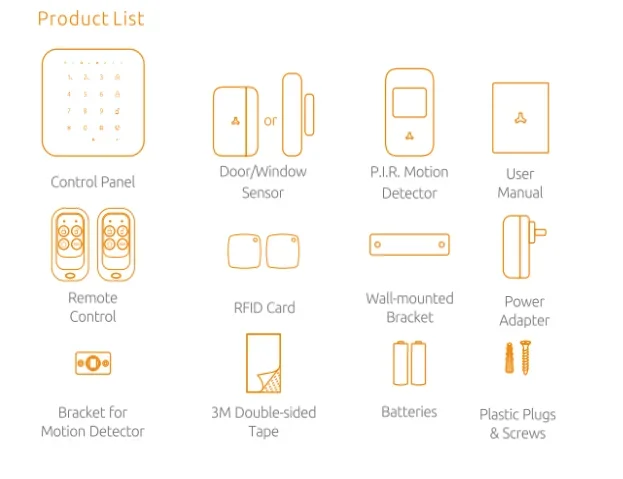 Maxkin Security Home Tuya Smart DIY All in One Complete Office Easy Install Burglar Mobile Call  security System