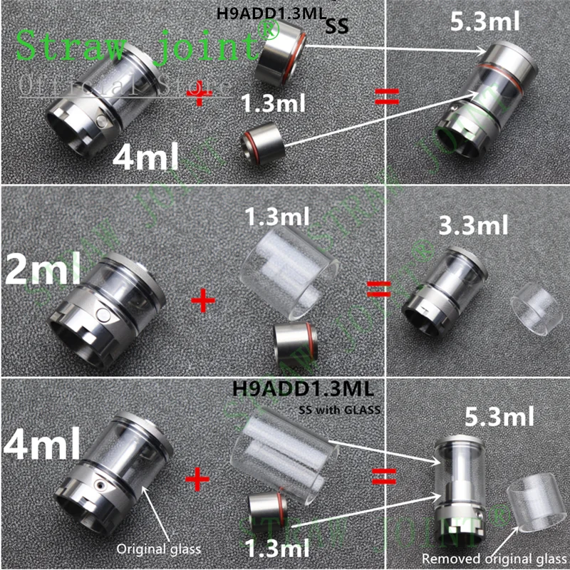 طقم تمديد مفصل القش لتعديل الطموح BI2HOP MTL RTA طقم ملحقات مسامير H9ADD1.3ML SS