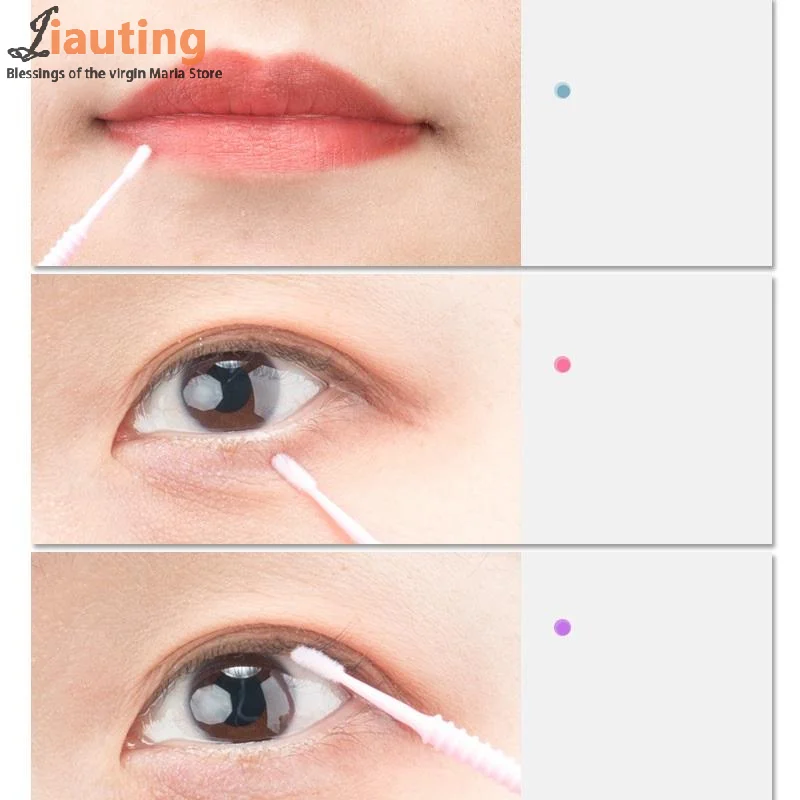 50/100 Pcs Micro Pennello Usa E Getta Lash Rimozione Tampone Microbrush Mascara Bacchette Applicatore Estensione Delle Ciglia Pennelli Per Trucco Strumenti