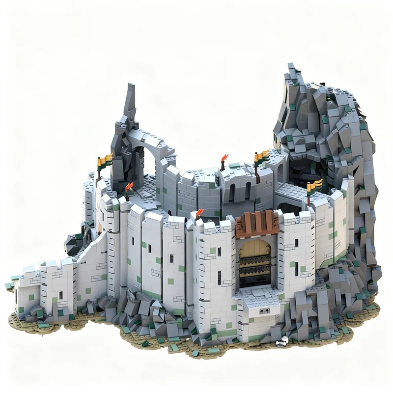 4040 Teile MOC Helm S Deep The Ultimate MOD Hobbit Herr der Ringe Modellbausatz Spielzeug Konstruktion Weihnachtsgeschenk Bausteine