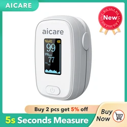 AICARE Medical Digital Oximeter Finger Pulse Pediatric Oximetro Blood Oxygen Saturation Heart Rate Health Care Adult Child