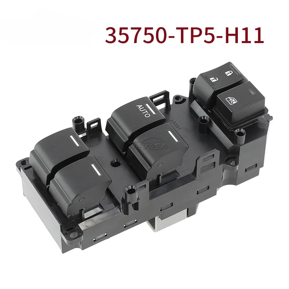 35750-TP5-H11 For Honda Spirior CU1 2009 2010 2012 2013 14 Auto Front Left Driver Side LHD Power Window Switch Control Lifter