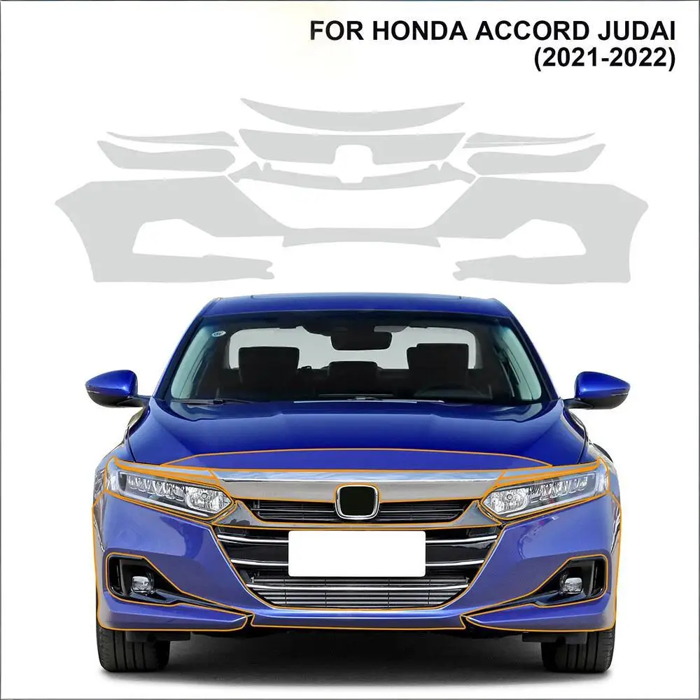 

For Honda Accord Judai 2021-2022 TPU Paint Protection Film Self-Healing Clear Bra Pre-cut PPF Car Body Anti-Scratch Resistant