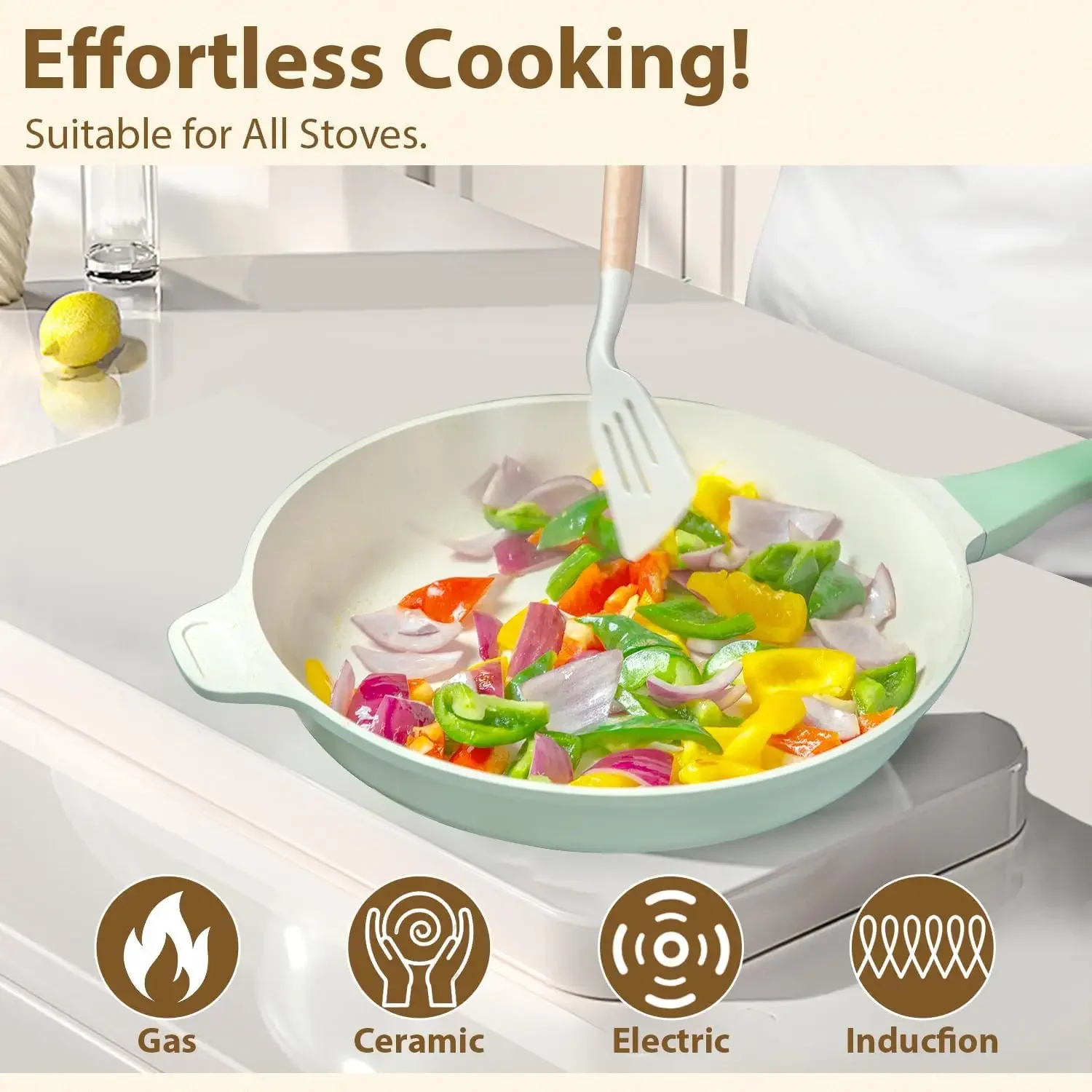 

[Discounted Price, Hot Sale!]23pcs Pots and Pans Set Non Stick, Kitchen Cookware Set with Casserole, Frying & Saucepans, Oven Sa