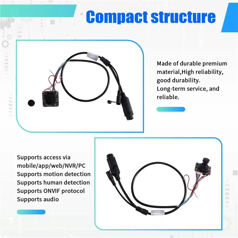 B67C 4MP 3.6Mm HD Poe Network Camera Outdoor Waterproof For ONVIF