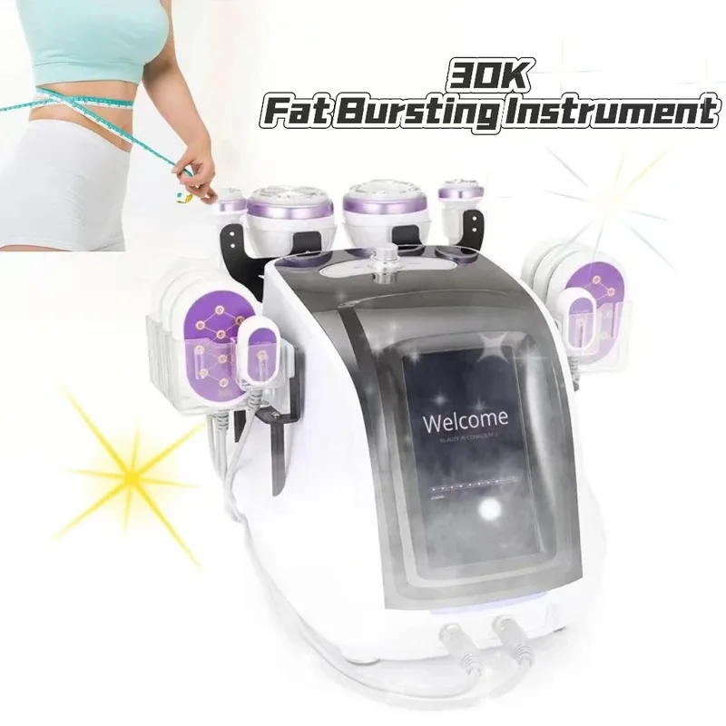 

2025 Shape 30K Cavitation and Radiofrequency Machine Professional Vacuum R&F Body Sculpting Facial Care Machine for Salon Spa