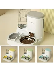 Comedero automático para gatos, dispensador de agua, cuenco integrado, cuenco de comida para gatos, perros, comer, beber wa