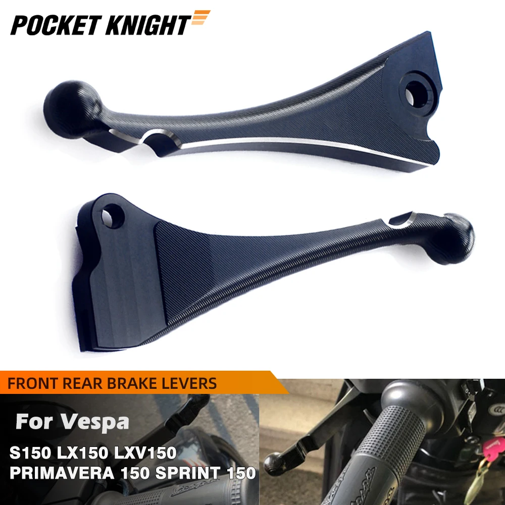 

Motorcycle Handlebar Brake Levers For Vespa Piaggio Primavera Sprint 150 S150 LX150 LXV150 LX Retro Scooter Front Rear Handles