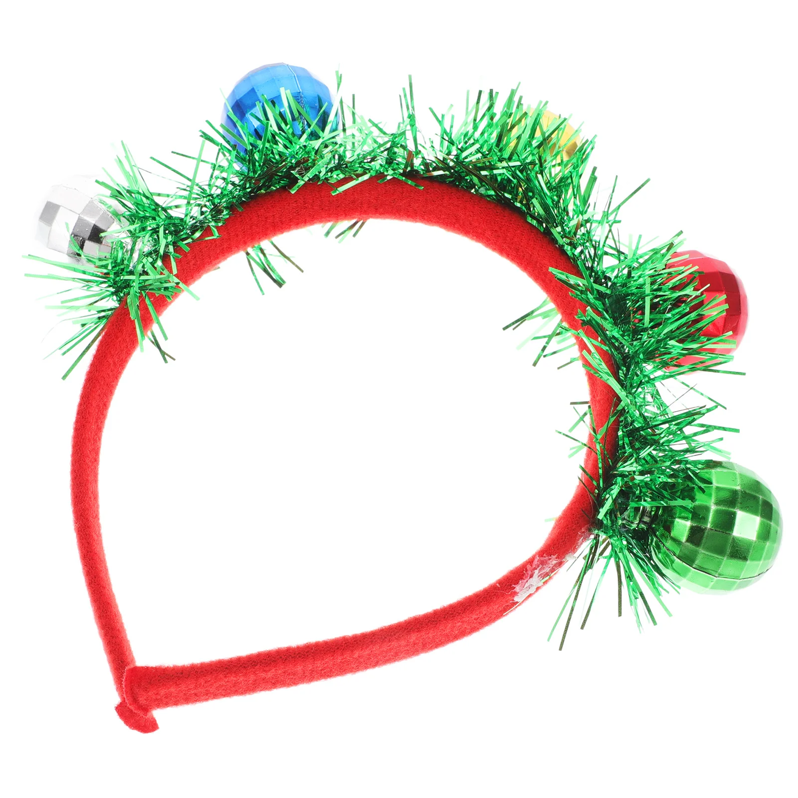 

Colorful Christmas Headbands Xmas Party Decorations Sparkling Disco Balls Holiday Hair Accessories Festive Winter Headwear