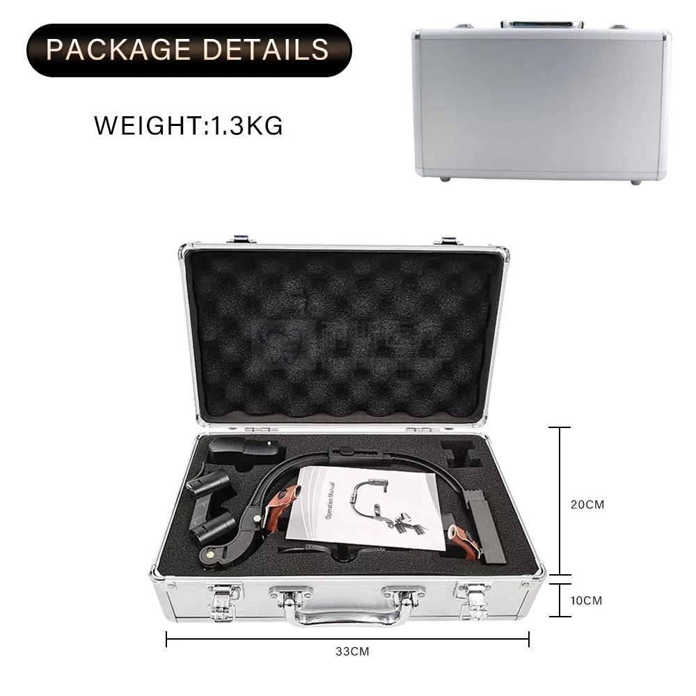 2.5X 3.5x Dr. Kim Dental magnifying glasses Surgery magnifying glass binoculars, LED headlights, surgical laboratory equipment