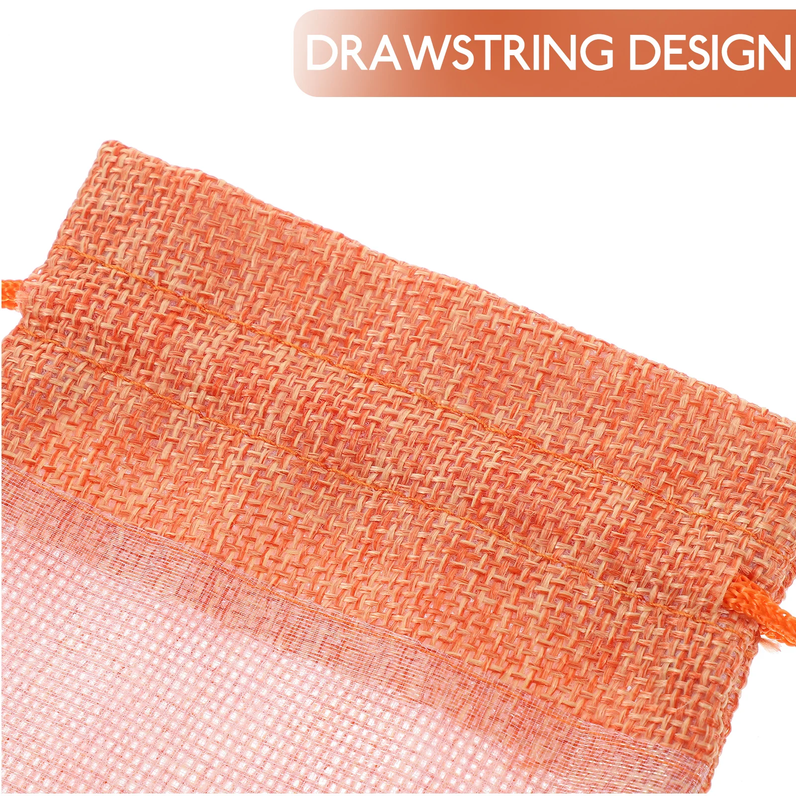 

10 Pcs Open Window Bag Candy Treat Bags Drawstring Jewelry Pouch Mesh Jewellery Pouches Party Favor Sachets Cloth Favour Small