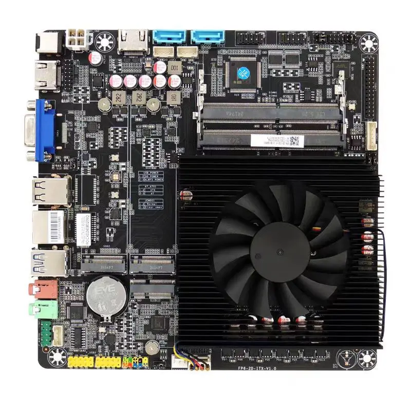 New AMD main board AMD R3-7330U all-in-one main board Industrial control main board Low power consumption mini itx