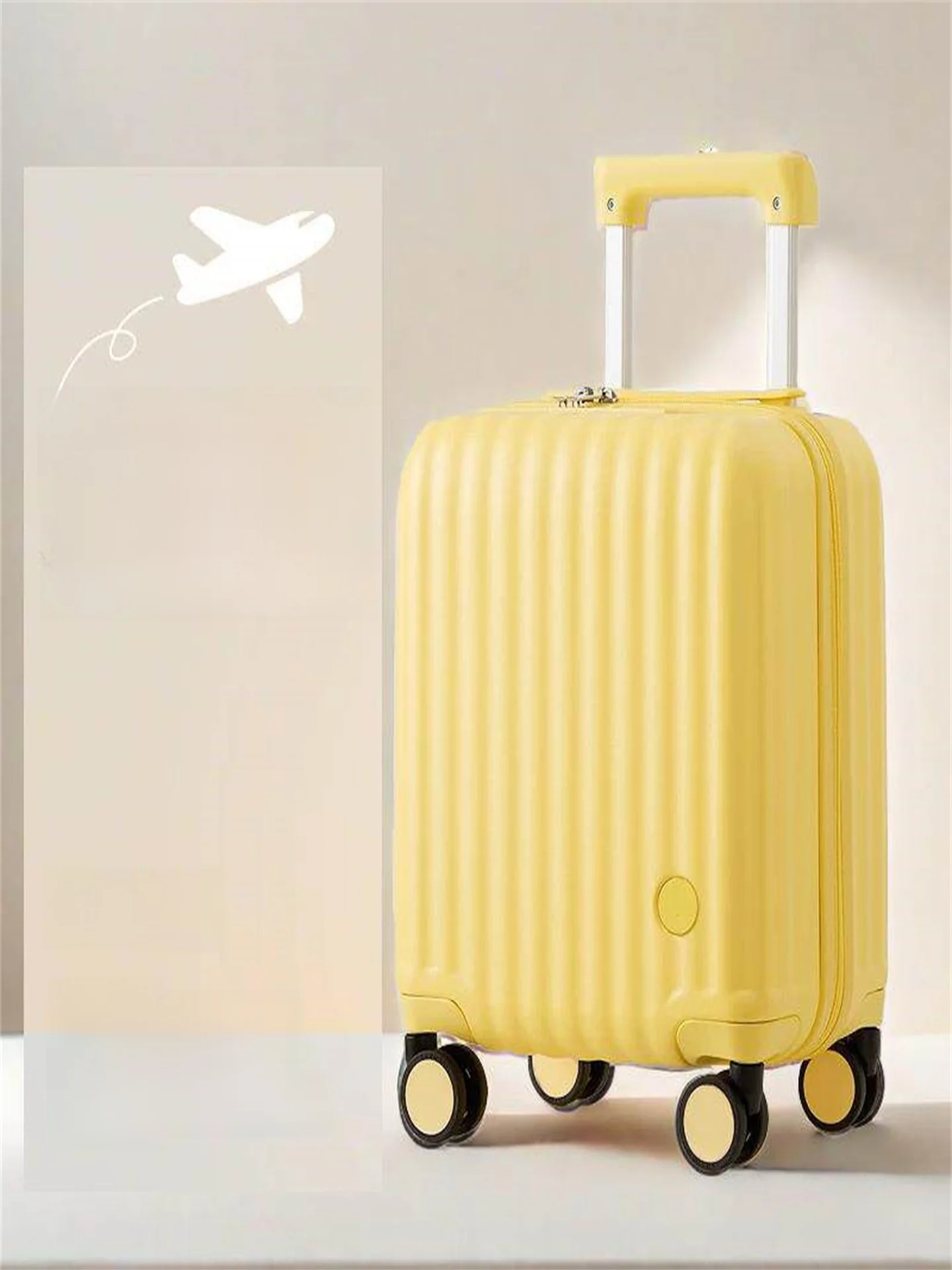 14-inch-fashionable-travel-suitcase-women's-compact-lightweight-carry-on-suitcase-with-pull-rod-for-spring-autumn-travel