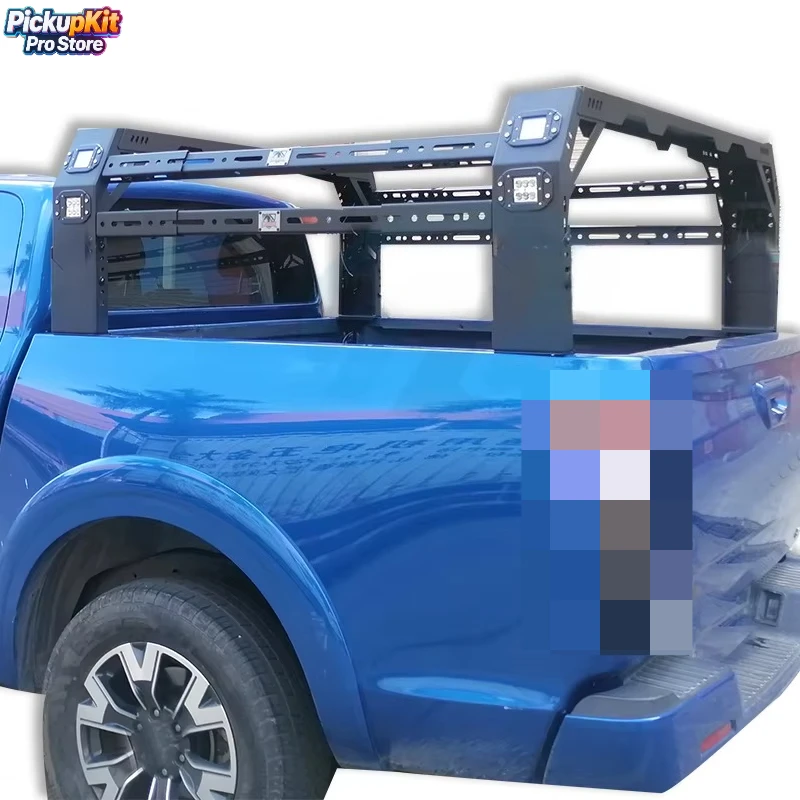 

Customizable 4x4 Steel Cargo Carrier Basket Roof Rack for Titan Ram 1500 Truck Bed