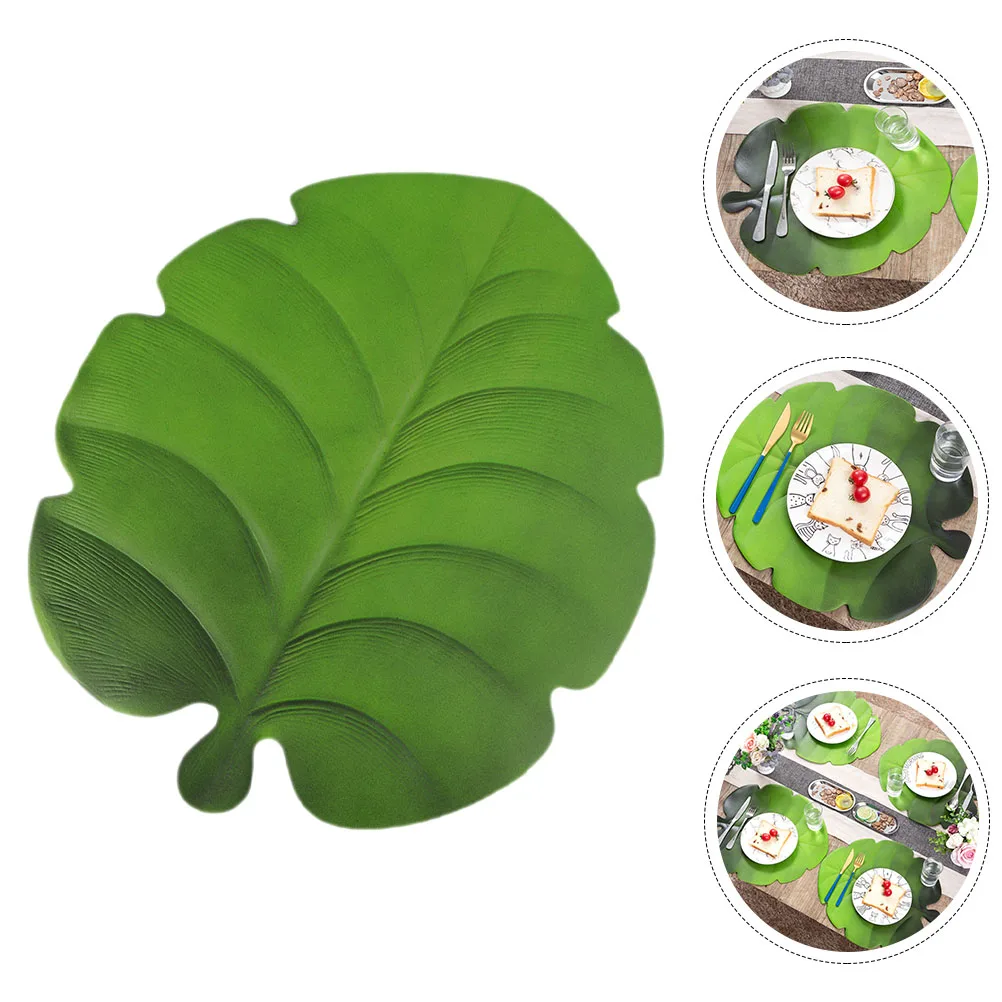 

Monstera Leaf Placemat Insulated Mat For Home Decor Dining Decoration Heat Resistant Lightweight Kitchen Table Round Tables