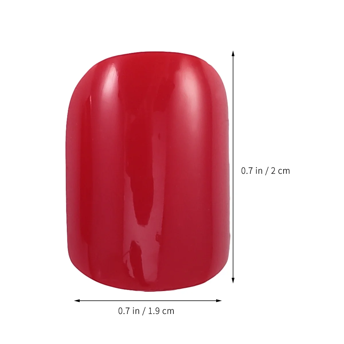 

24Pcs Fake Nail Tips Breathable Durable False Nails Simple Stylish Nail Stickers for Valentines Christmas Festival Party