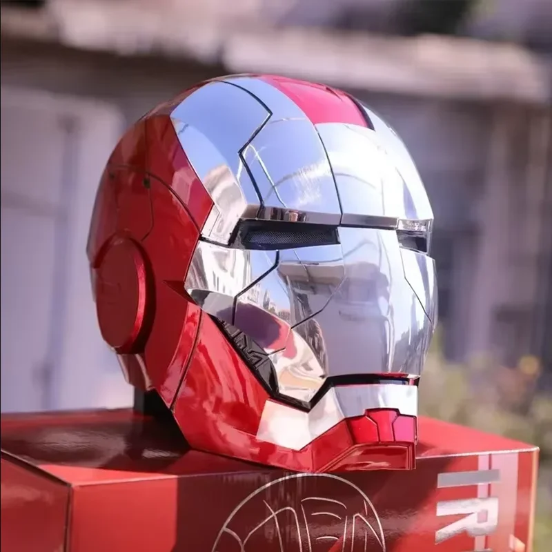 MK5 Iron Man Helmet 1:1 Scale Wearable Electric Auto Open Close Voice Control LED Light Cosplay Mask US Fast Shipping