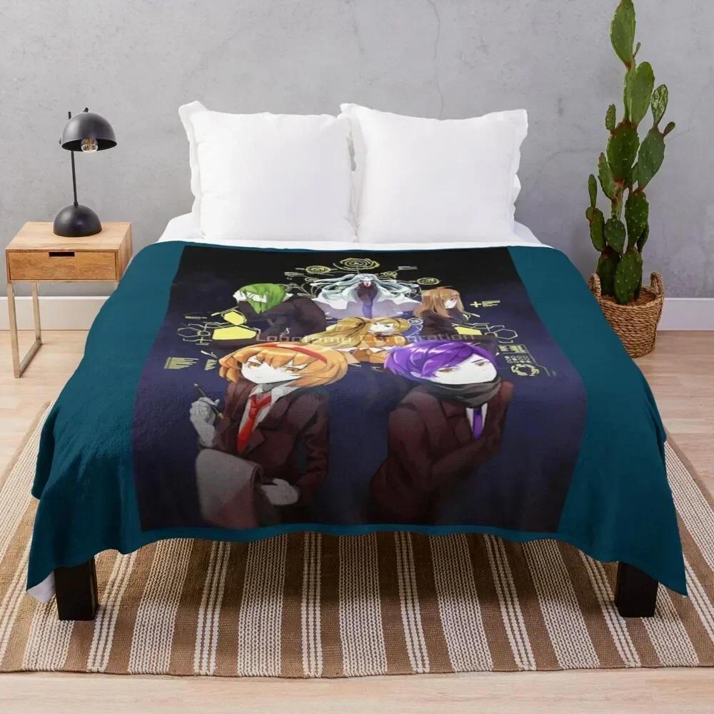 

Aesthetic kawaii Lobotomy Corporation Throw Blanket Cozy Sofa Blanket for TV Watching Napping