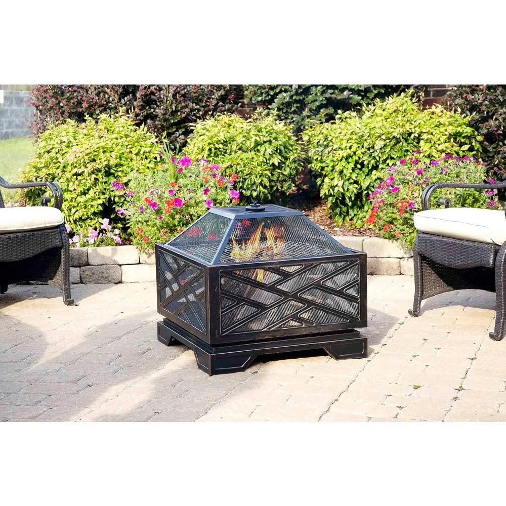 Extra Deep Wood Burning Fire Pit, 26-Inch