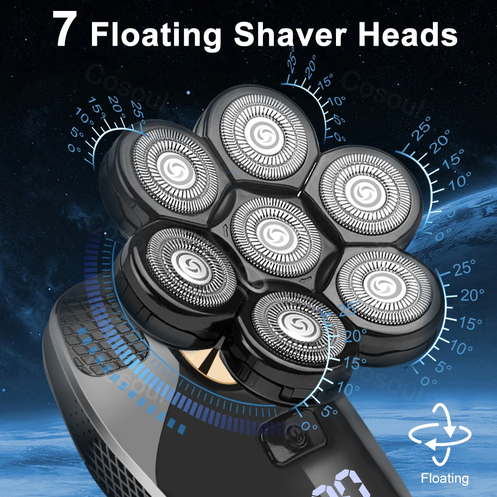 Shaver for Men Electric Shaver Powerful Bald Head Shaver Beard Shaving Machine For Men Razor Husband Gift Boyfriend