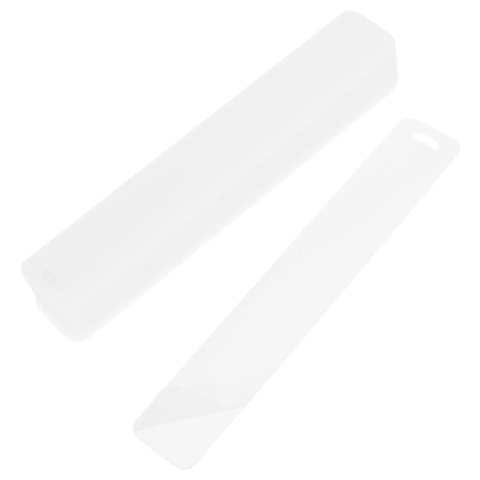 

25 Pcs Blank Acrylic Bookmark Tags Clear Cards Wedding Party Name Labels Elegant Student Supplies Bookmark