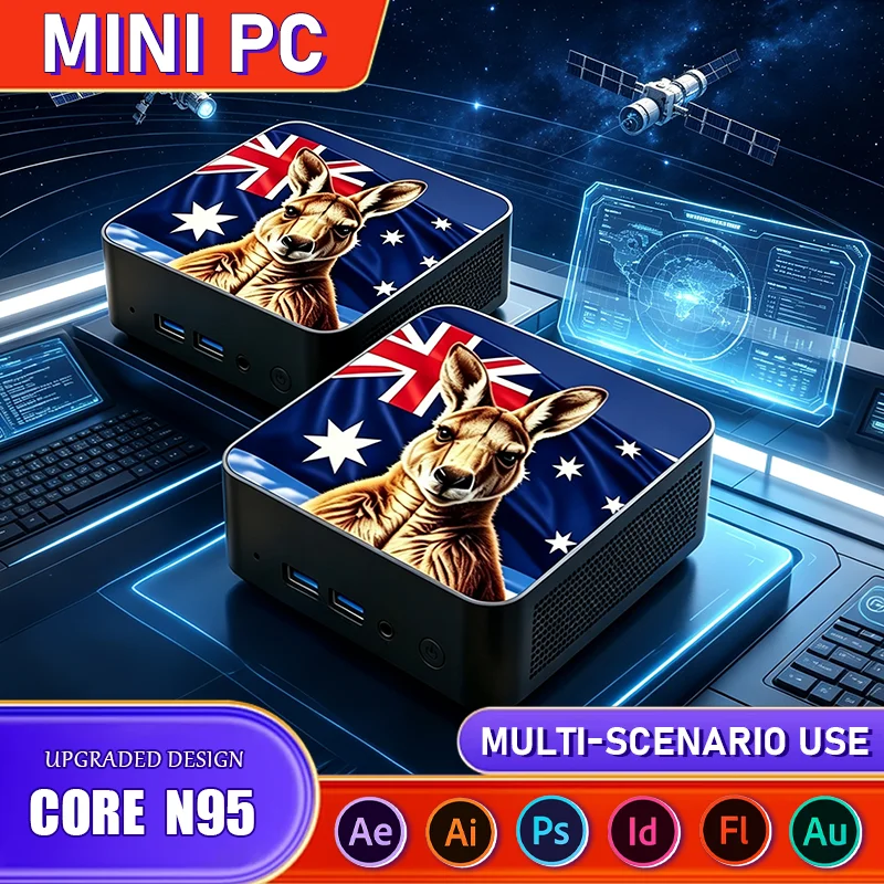 Home Office Australia - 2026年新型超小型ミニPC インテル Core N95 16GB RAM