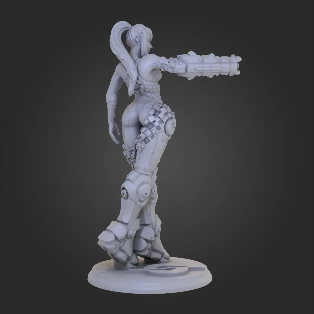 Zestaw modelarski figurki żywicznej 1/24 w skali 75mm Metroid Samus Alan Armed Styling Niezmontowane i niepomalowane zabawki