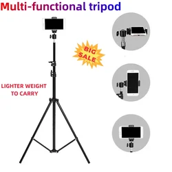 Universal Tripod For Mobile Phone Live Support Photo Multi-functional Video Recording Stand Stretchable Aluminum Portable tripod