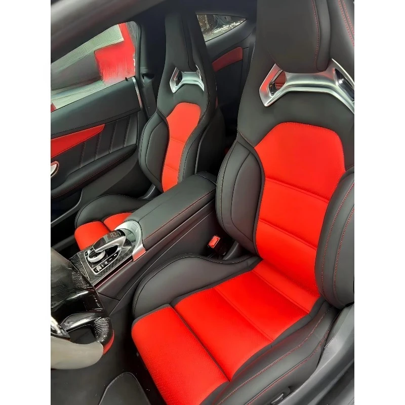 High Quality Carbon Fiber Racing Bucket Seat for C63 E63 W205 W213 Track Performance Car Seat Interior Upgrade view 2