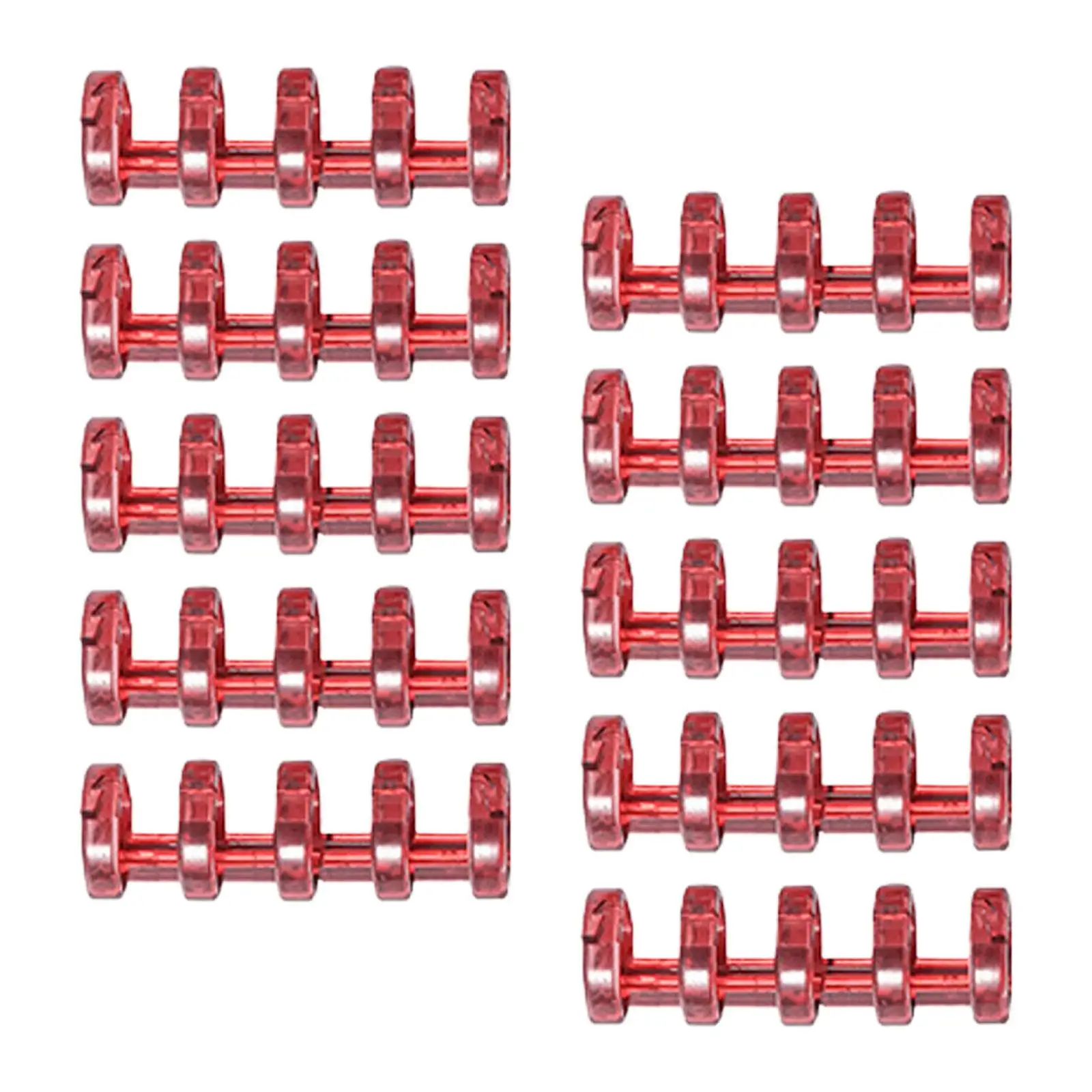 10x حلقات ربط أوراق الشجر السائبة حلقات ربط لسجل القصاصات القرطاسية التقويمية