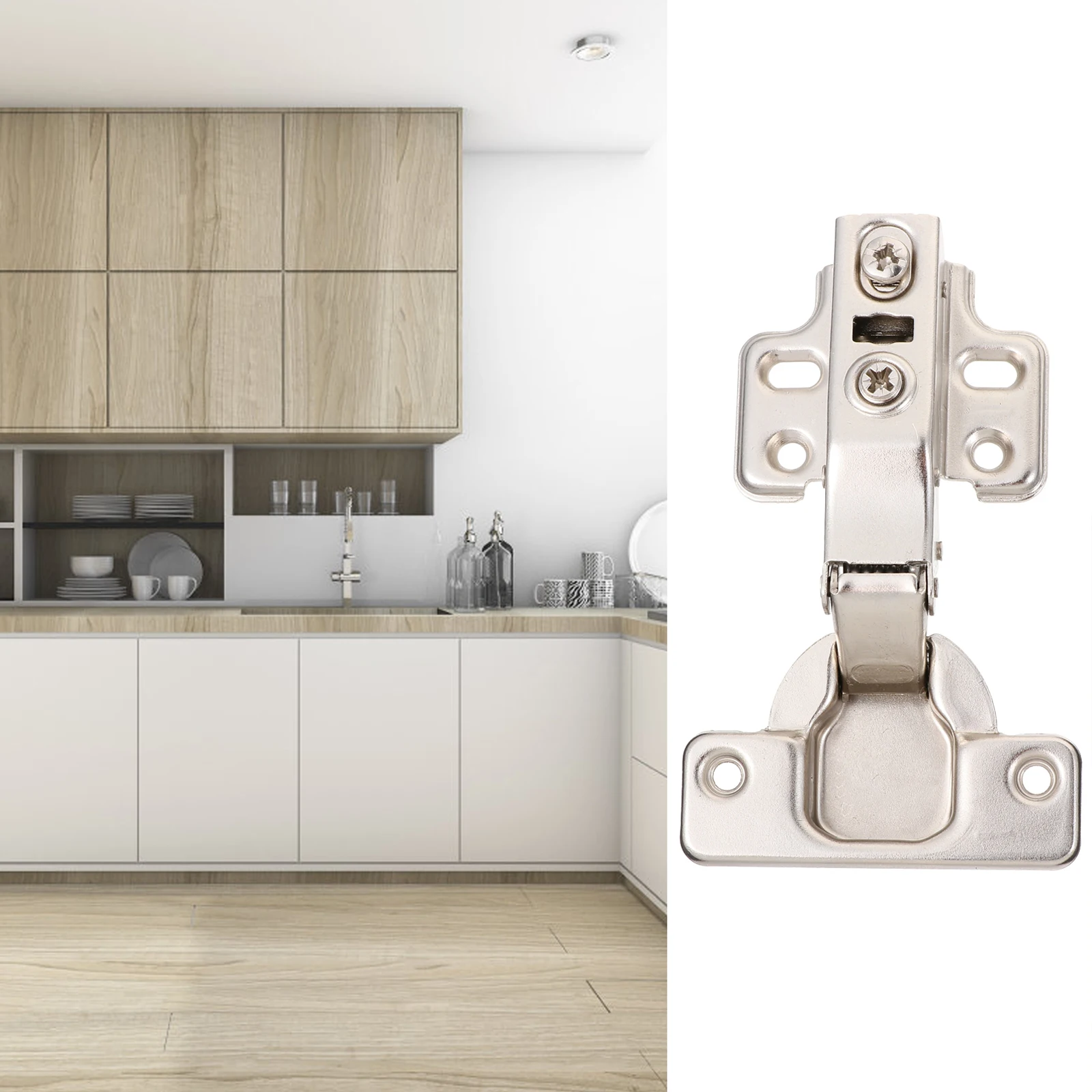 

10Pcs Hydraulic Cabinet Hinges Buffer Damper Soft Close Durable Close Hardware Accessories Hydraulic Hinge Buffer Damper