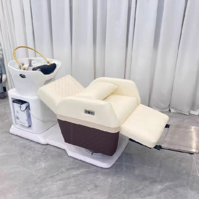 Salon Chair Beauty Salon Shampoo Bowl Sink Washing Equipment Hair Headspa Basin Professional Fauteuil Coiffure Washbasin Chairs