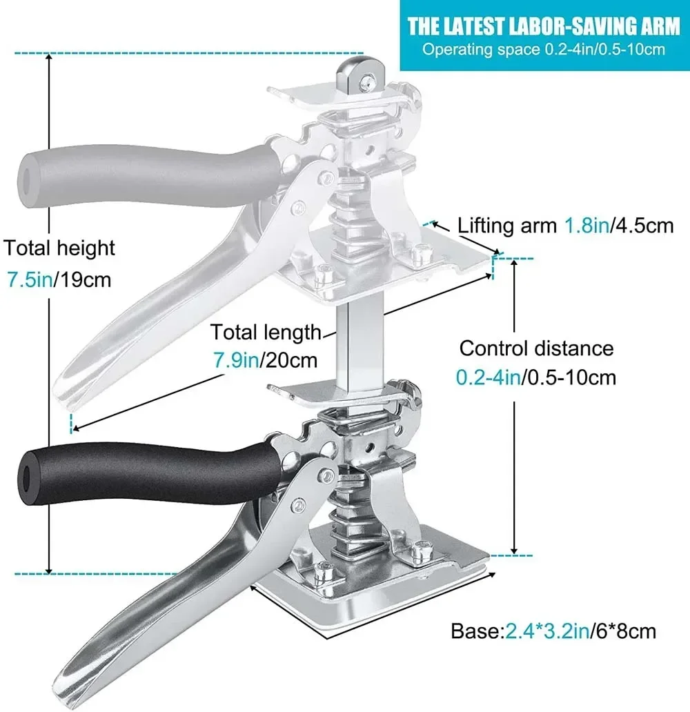 Tile Height Regulator Adjuster Leveling Precision Height Locator Lifter Cabinet Jack Wall Leveling Lifting Construction Tools