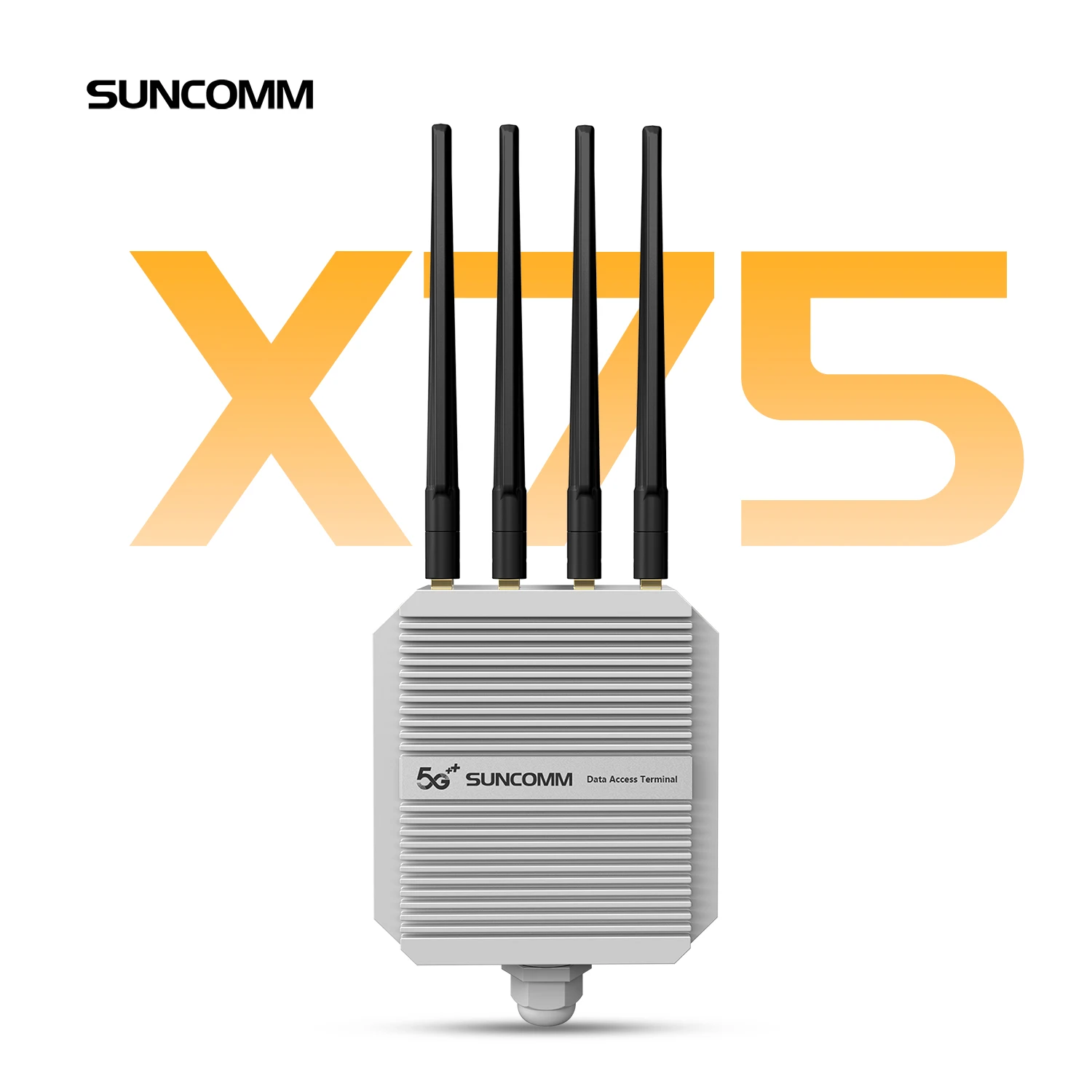 

SUNCOMM X75 5G Наружный модуль FWA с агрегацией каналов, высокоскоростной интернет-шлюз, питание POE, порт 2.5G, Wi-Fi, для наружного использования, 5G