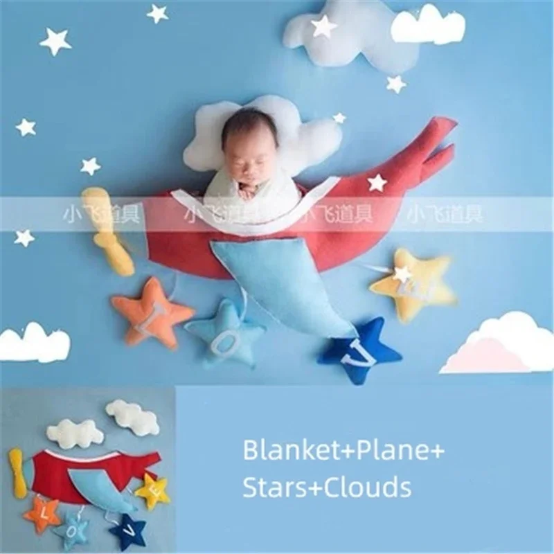 Newborn Baby Photography Props Cute Animals Outfits Set Snail Mouse Theme Blanket Fotografia Studio Photo Shoot Clothing