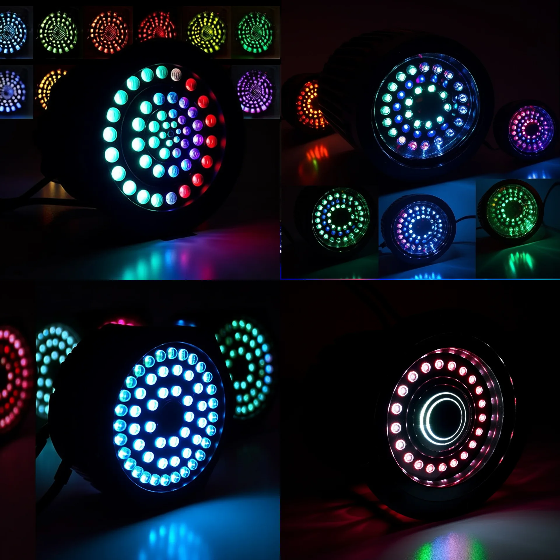 78 Led Stage Light DMX Control RGB Par Disco Strobe Light DJ Sound Party Lights Effect Lighting Party Holiday Pub Wedding Lights