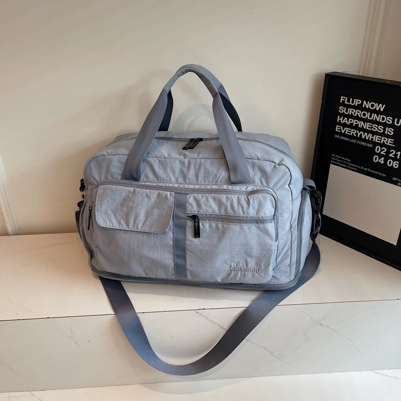 

Оксфордские модные дорожные сумки на молнии, простые женские сумки большой вместимости, Лидер продаж 2025, портативные дорожные сумки с швейными нитками