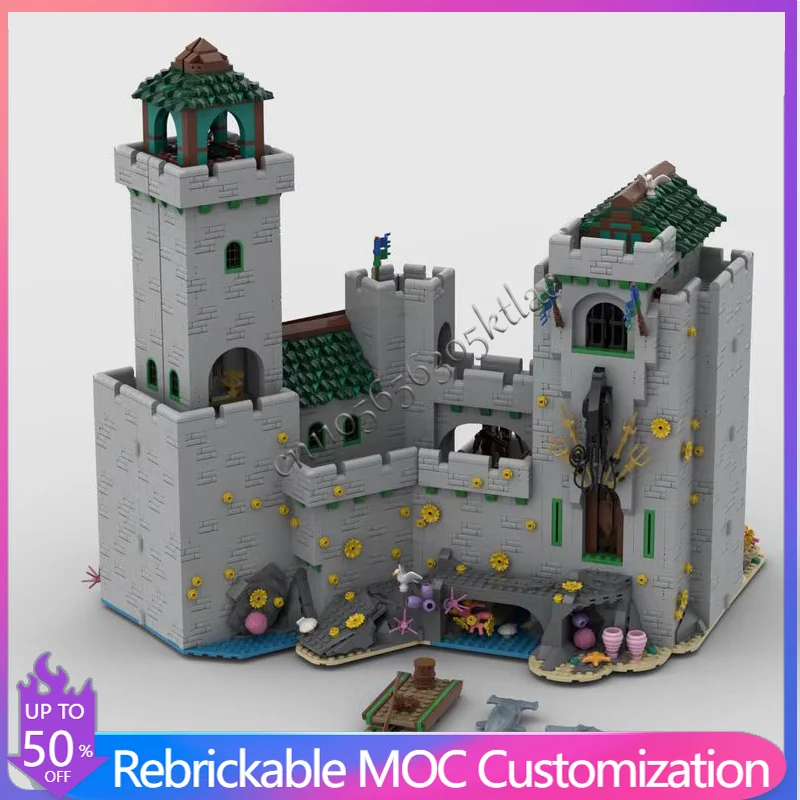 4469 pièces de construction, phare, fort, MOC, construction modulaire personnalisable, blocs de construction éducatifs pour enfants, modèle DIY, jouets de vacances, cadeaux