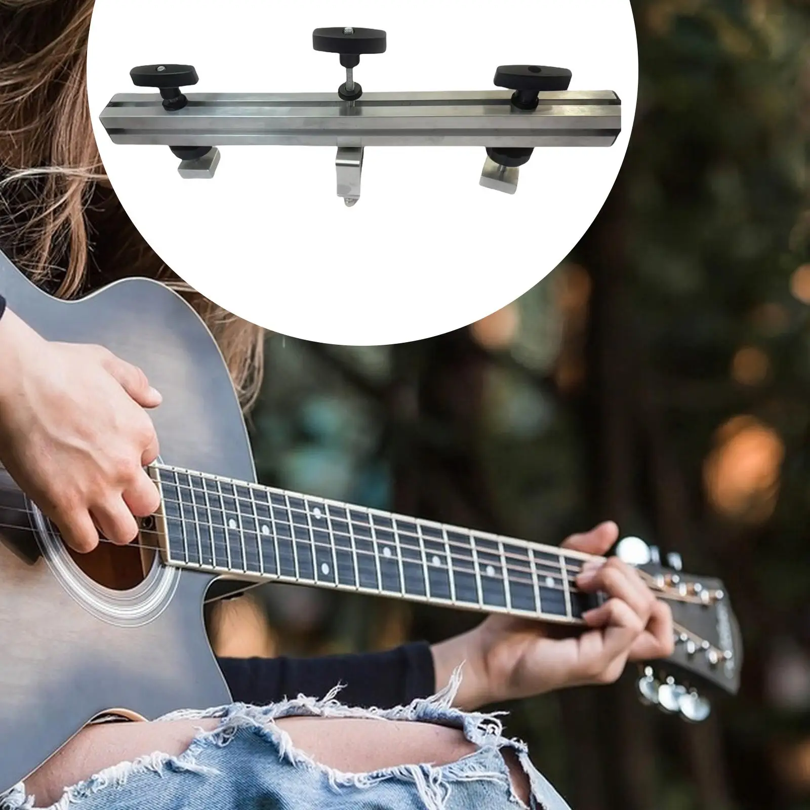 

Guitar Neck Deformation Corrector Maintenance Setup Tool for Electric Guitar
