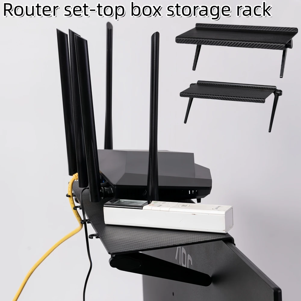 1PC Universal TV Top Shelf Screen Top Storage Rack Monitor Organizer Home Office Computer Router Display Stand Saving Space