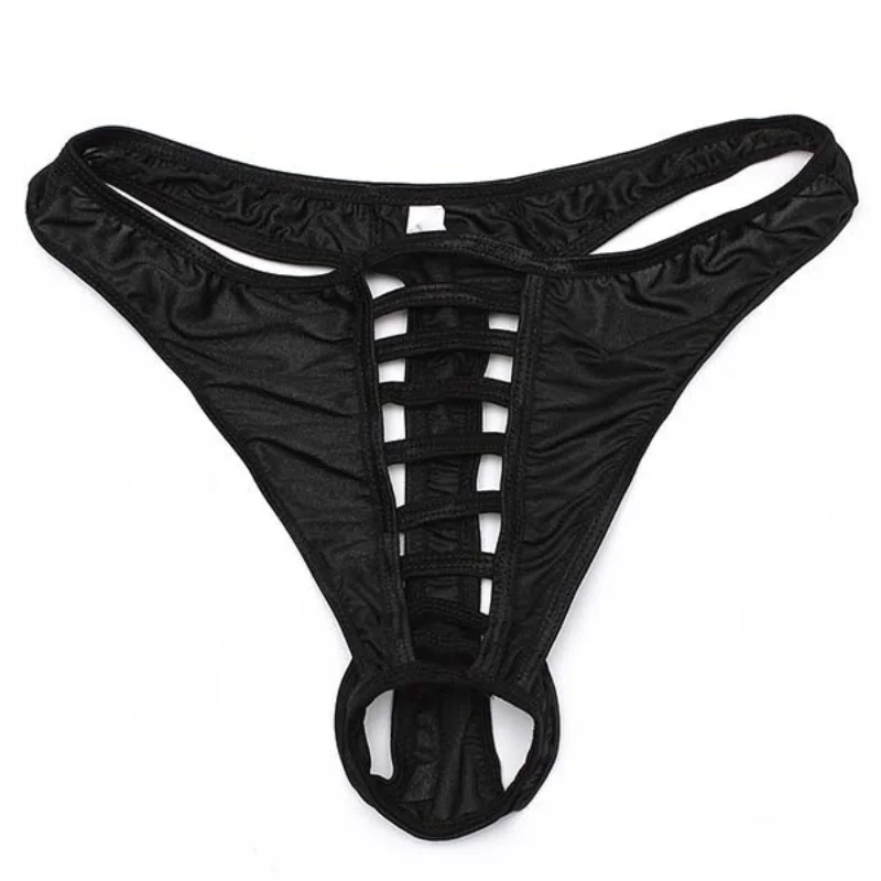 

Stock men's underwear underwear sexy show J thong cutout T shorts