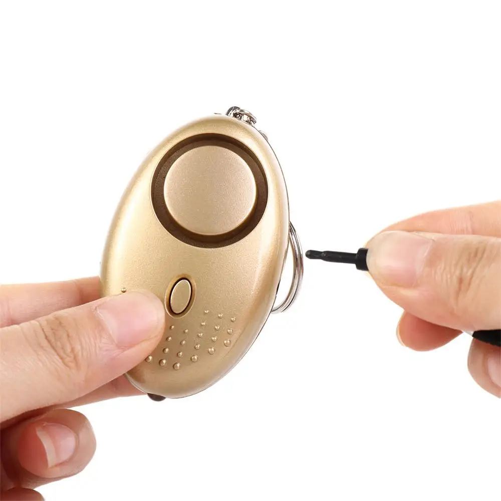 Emergency Women Child Elder Girl Self Defense with LED Light Personal Alert Keychain Scream Security Alarm