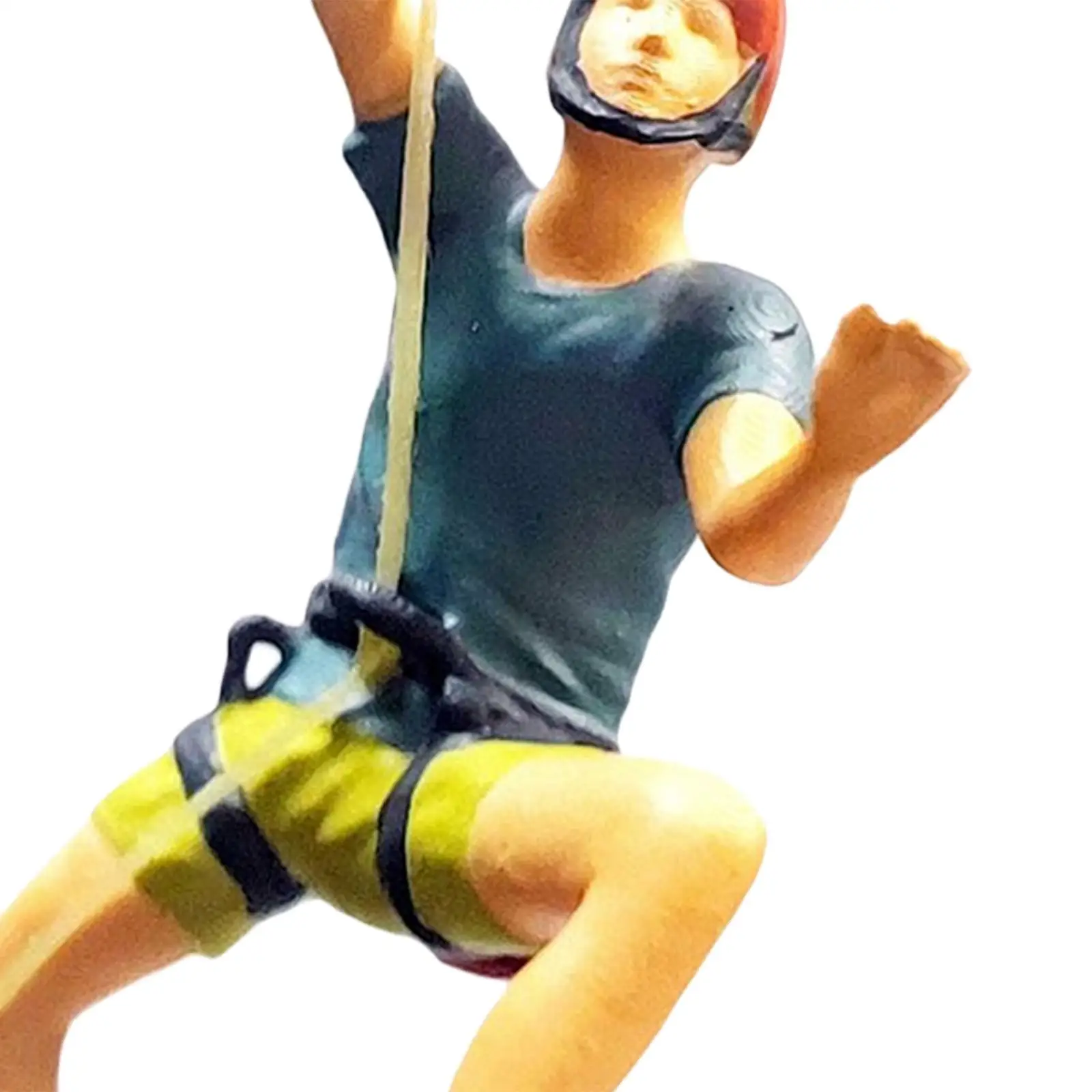 Realistic 1/64 Scale Climbing People Figures for DIY Scene Layout Decoration