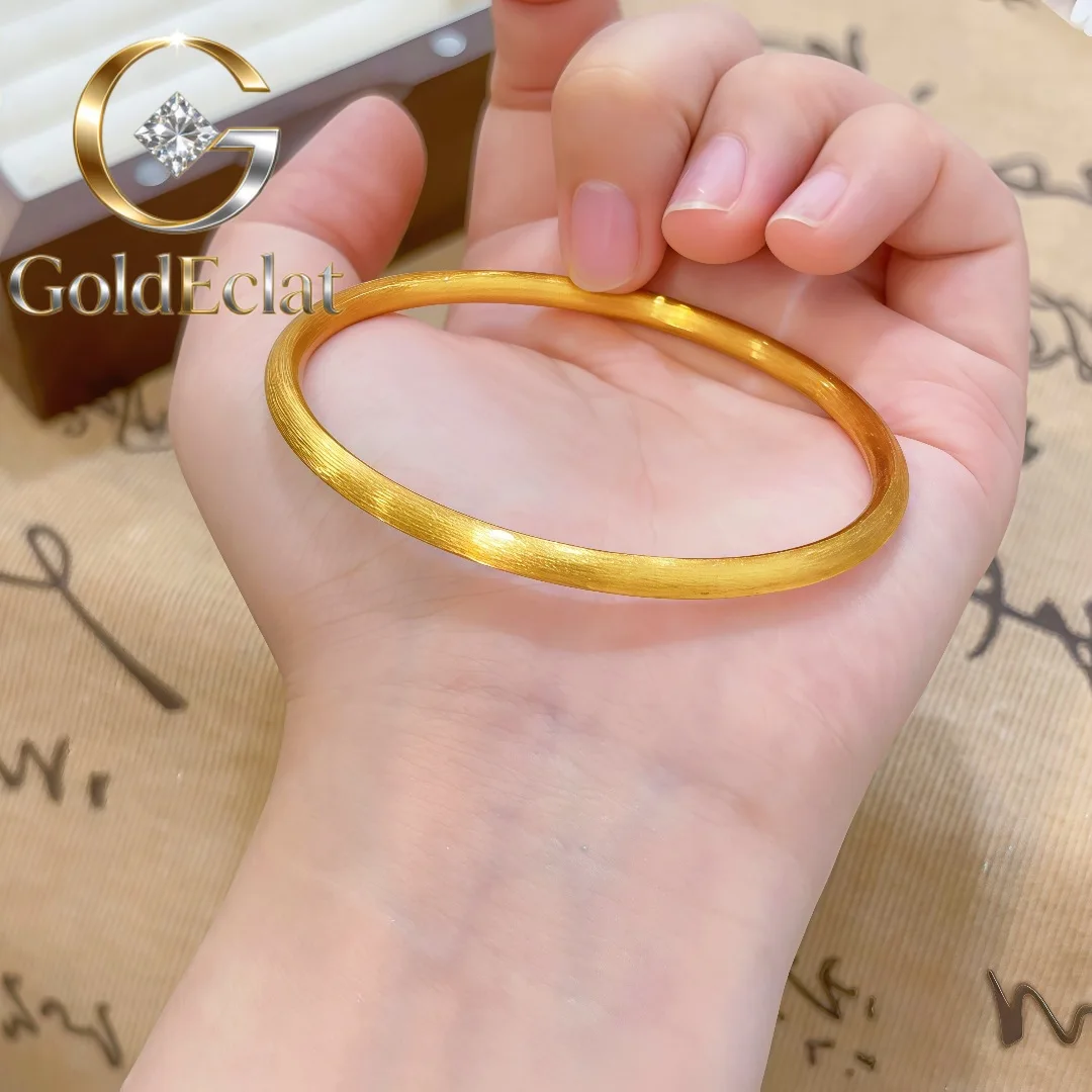 

Браслет GoldEclat Luxury 24K из чистого золота 9999 пробы, матовый, в старинном стиле