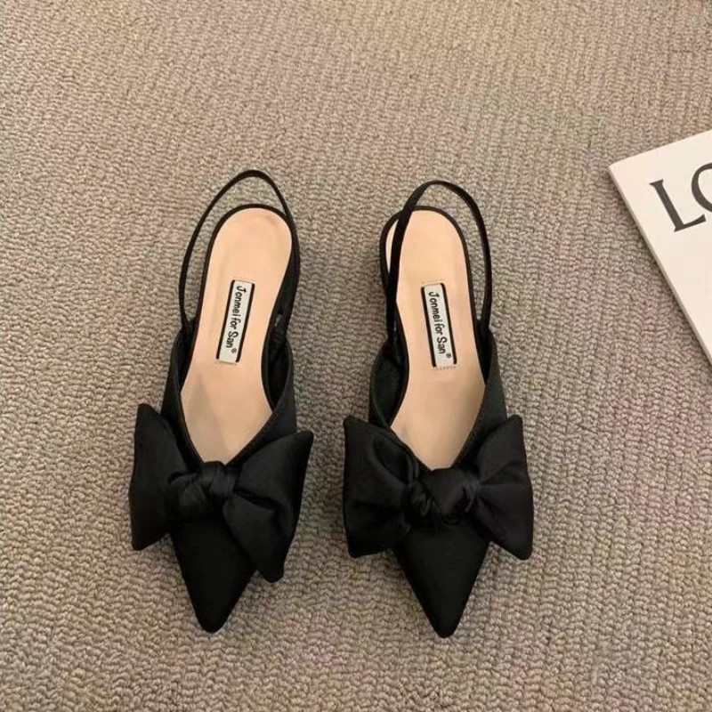 Moda versatile scarpa da donna antiscivolo bocca superficiale donna tacco alto semplici sandali da donna leggeri estate nuove pantofole da donna