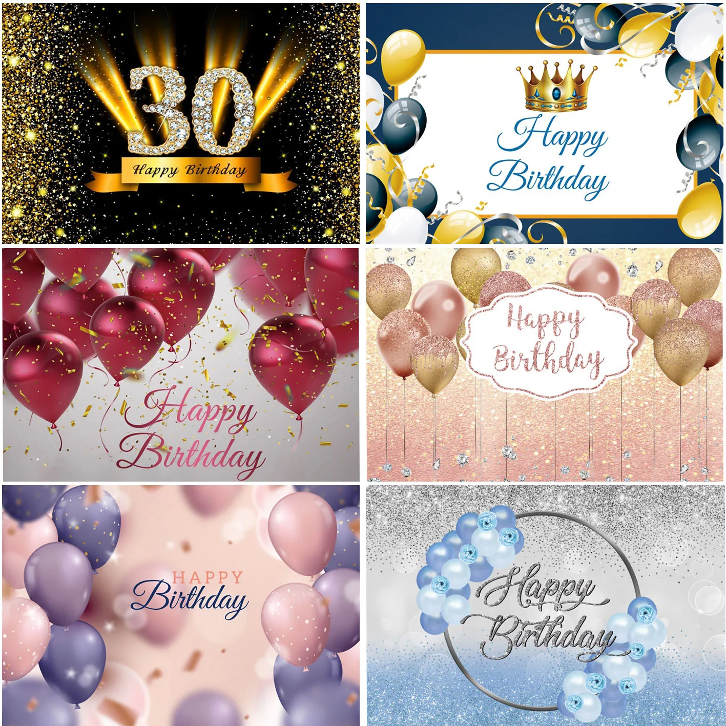 

Golden Dots Shinny Glitters Backgrounds For Happy Birthday Party Customized Poster Photography Photocall Photo Studio Backdrops