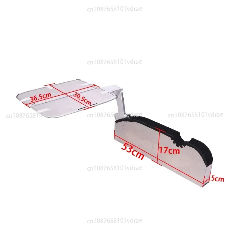 Car Folding Small Table Board Retractable Table Board Business Vehicle Hidden Armrest Box Folding Extend Rotating Table Board